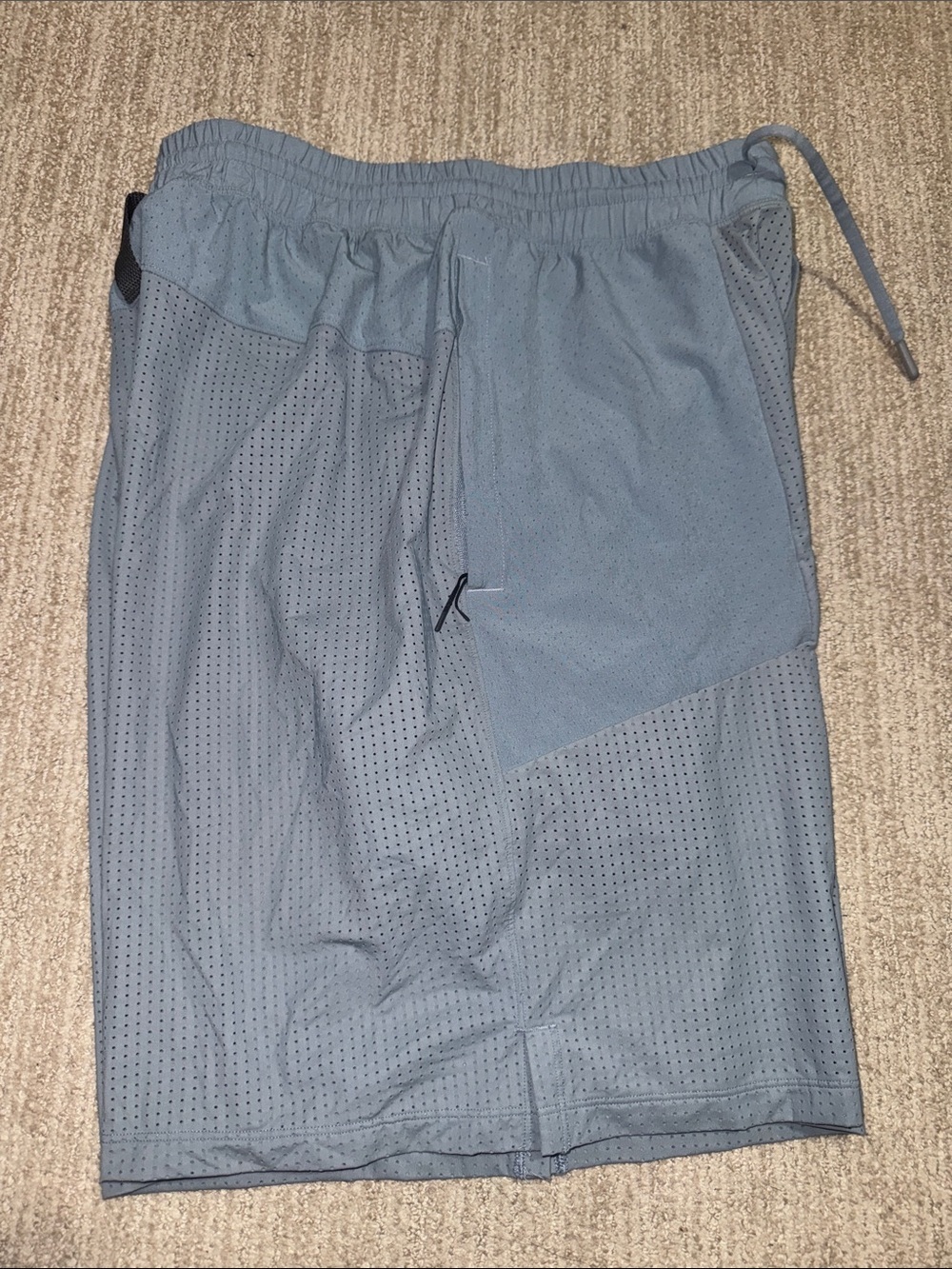 Lululemon Mens Size M Blue Step Back Shorts Lined Pockets Activewear Training - Picture 11 of 11
